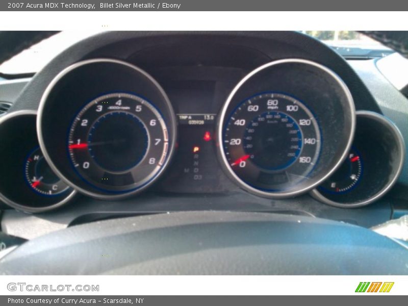 Billet Silver Metallic / Ebony 2007 Acura MDX Technology