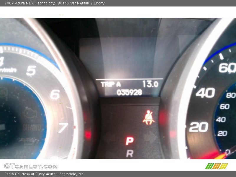 Billet Silver Metallic / Ebony 2007 Acura MDX Technology