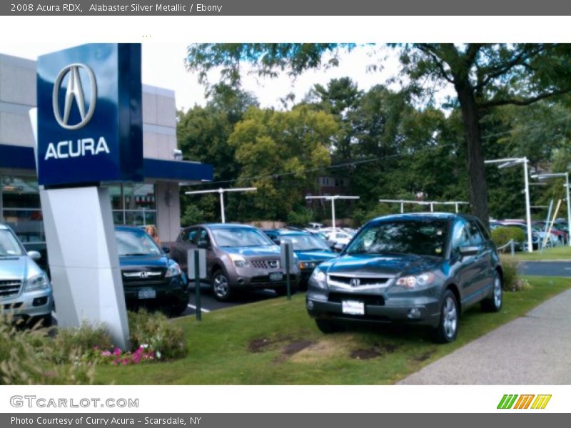 Alabaster Silver Metallic / Ebony 2008 Acura RDX