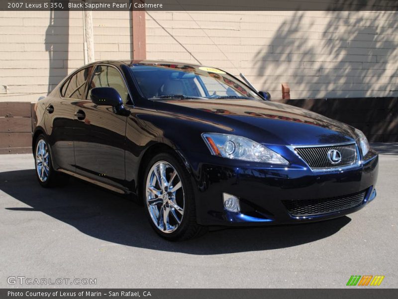 Black Sapphire Pearl / Cashmere 2007 Lexus IS 350