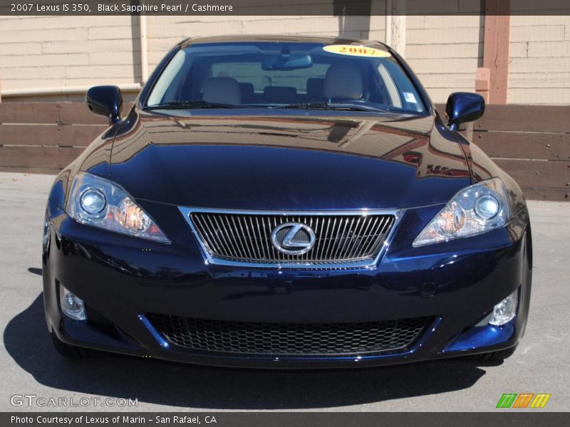Black Sapphire Pearl / Cashmere 2007 Lexus IS 350