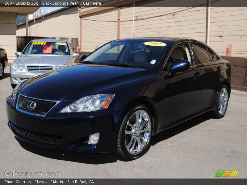 Black Sapphire Pearl / Cashmere 2007 Lexus IS 350