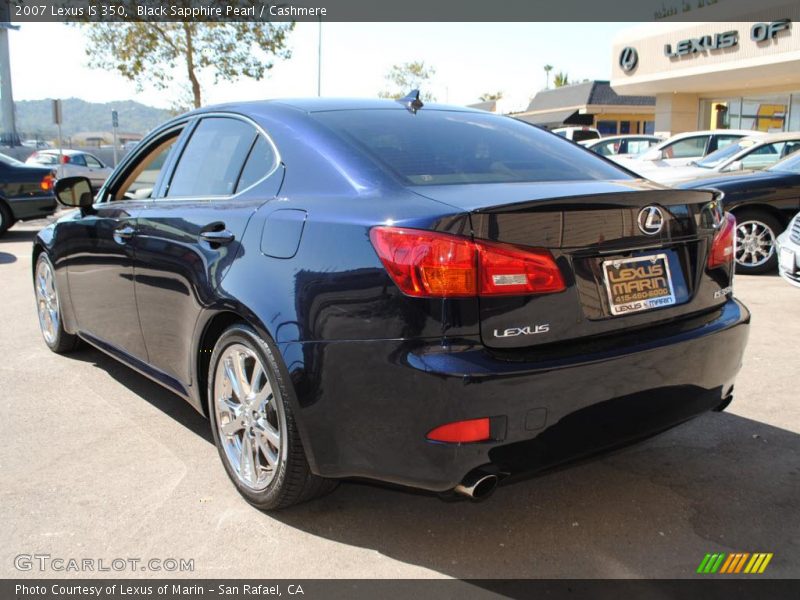 Black Sapphire Pearl / Cashmere 2007 Lexus IS 350