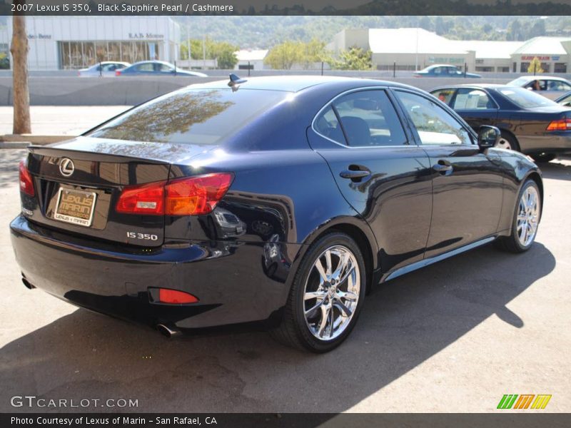 Black Sapphire Pearl / Cashmere 2007 Lexus IS 350