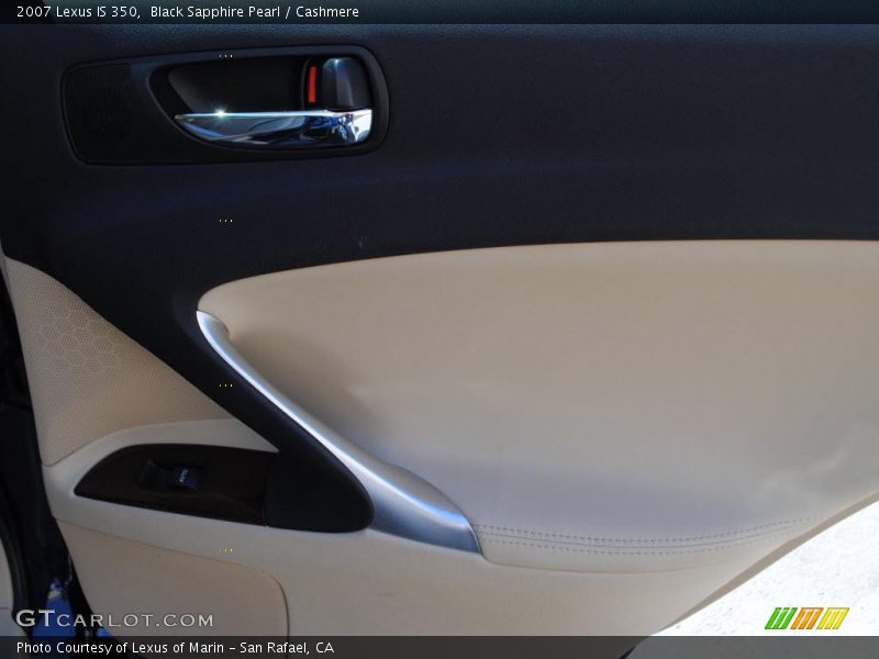 Black Sapphire Pearl / Cashmere 2007 Lexus IS 350
