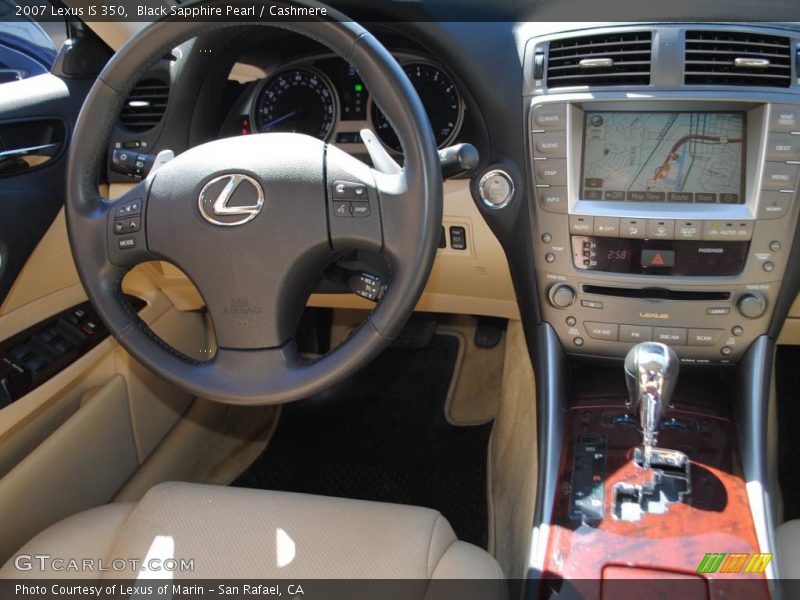 Black Sapphire Pearl / Cashmere 2007 Lexus IS 350