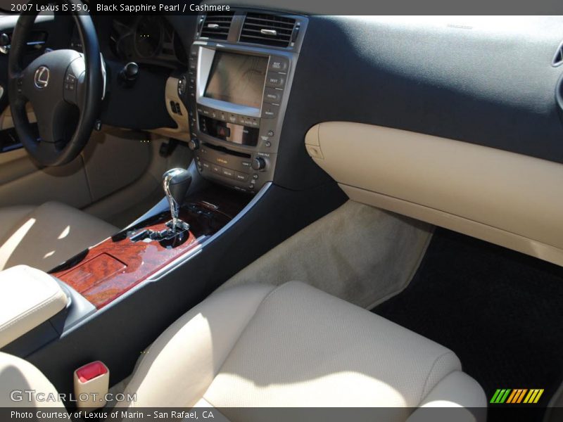 Black Sapphire Pearl / Cashmere 2007 Lexus IS 350