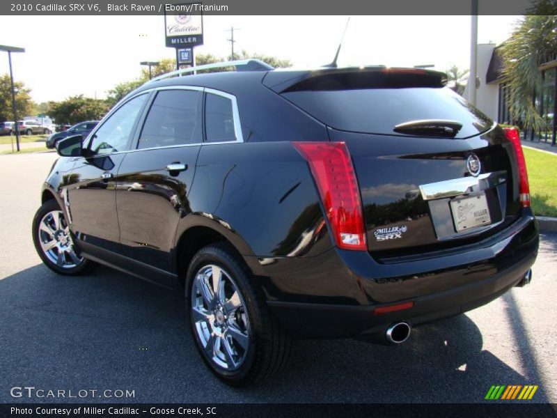 Black Raven / Ebony/Titanium 2010 Cadillac SRX V6