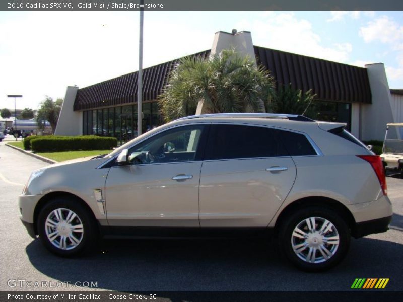 Gold Mist / Shale/Brownstone 2010 Cadillac SRX V6