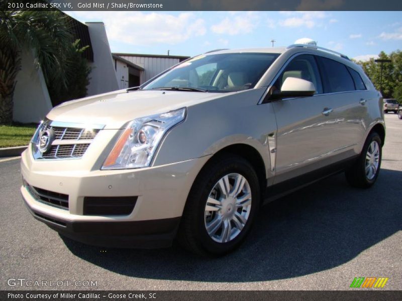 Gold Mist / Shale/Brownstone 2010 Cadillac SRX V6