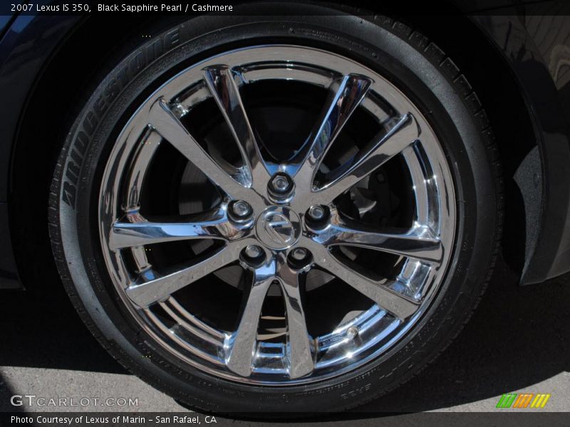 Black Sapphire Pearl / Cashmere 2007 Lexus IS 350