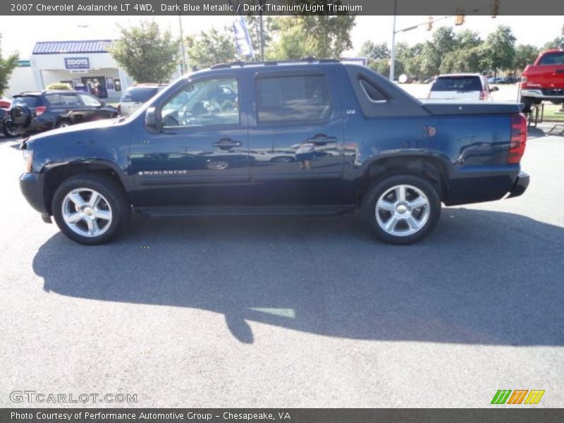 Dark Blue Metallic / Dark Titanium/Light Titanium 2007 Chevrolet Avalanche LT 4WD