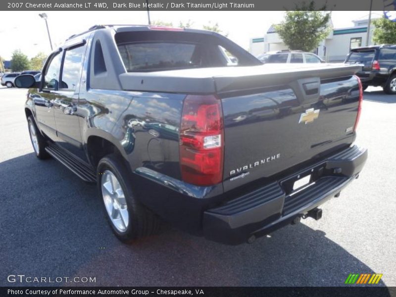 Dark Blue Metallic / Dark Titanium/Light Titanium 2007 Chevrolet Avalanche LT 4WD