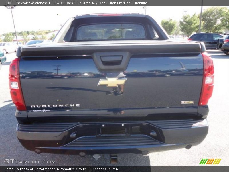 Dark Blue Metallic / Dark Titanium/Light Titanium 2007 Chevrolet Avalanche LT 4WD