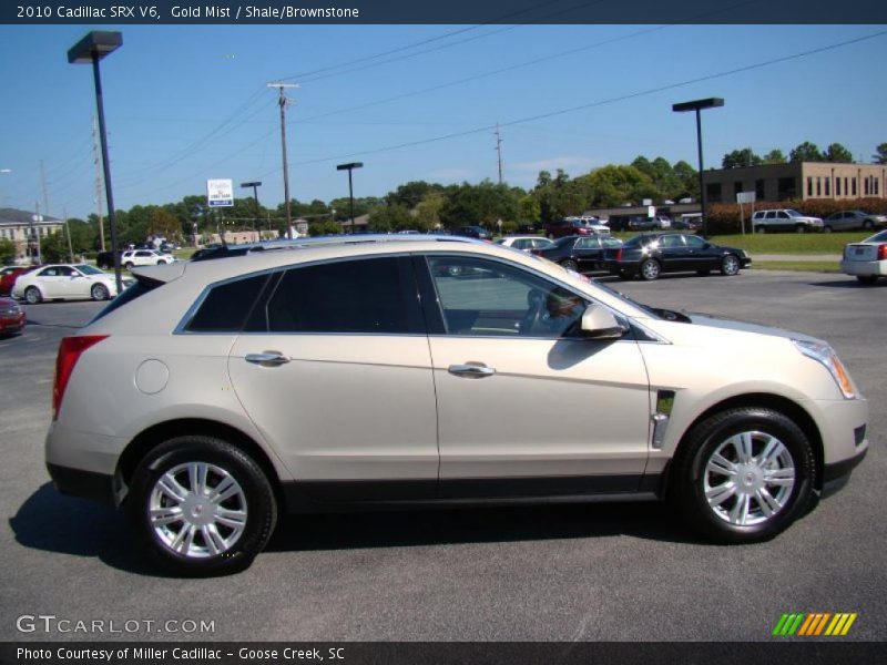 Gold Mist / Shale/Brownstone 2010 Cadillac SRX V6