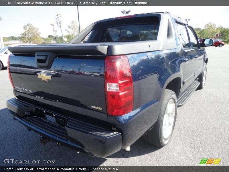Dark Blue Metallic / Dark Titanium/Light Titanium 2007 Chevrolet Avalanche LT 4WD