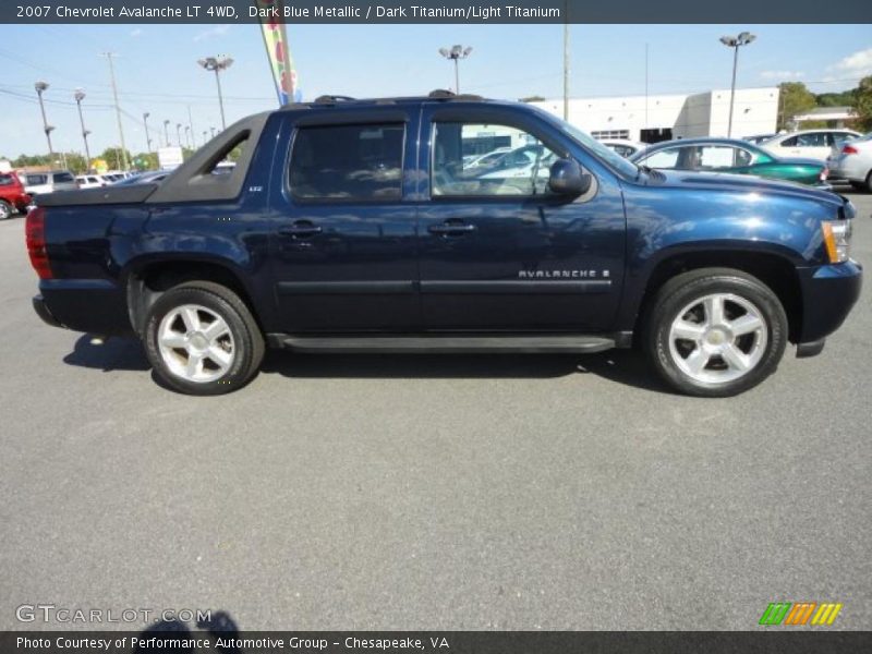 Dark Blue Metallic / Dark Titanium/Light Titanium 2007 Chevrolet Avalanche LT 4WD