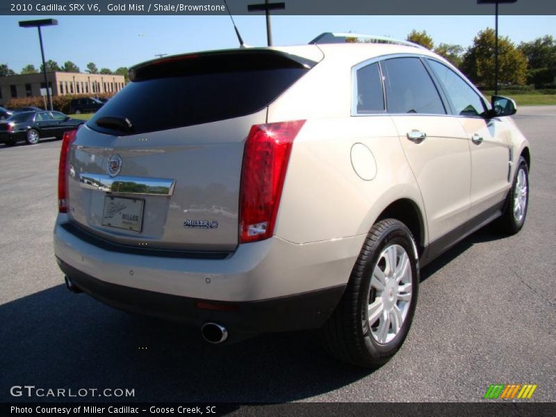 Gold Mist / Shale/Brownstone 2010 Cadillac SRX V6