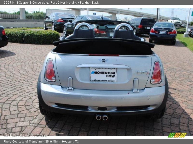 Pure Silver Metallic / Panther Black 2005 Mini Cooper S Convertible