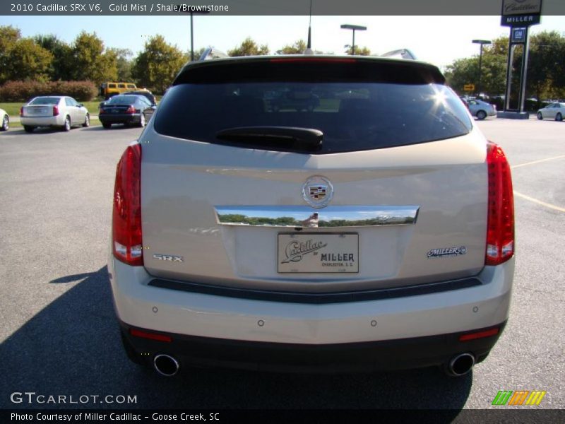 Gold Mist / Shale/Brownstone 2010 Cadillac SRX V6