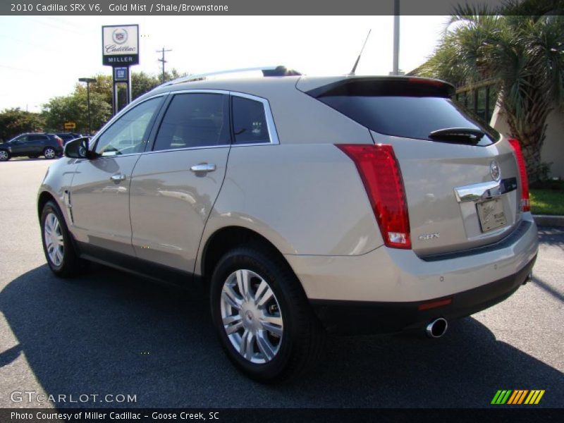 Gold Mist / Shale/Brownstone 2010 Cadillac SRX V6
