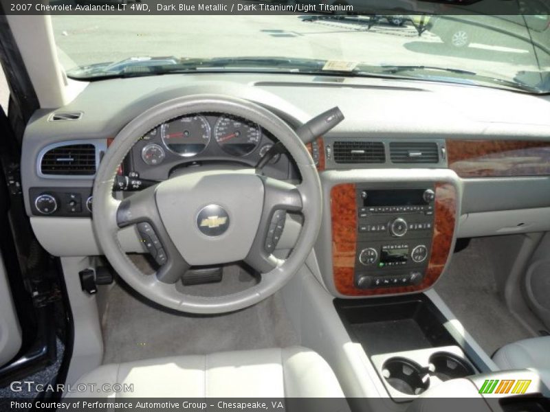 Dark Blue Metallic / Dark Titanium/Light Titanium 2007 Chevrolet Avalanche LT 4WD