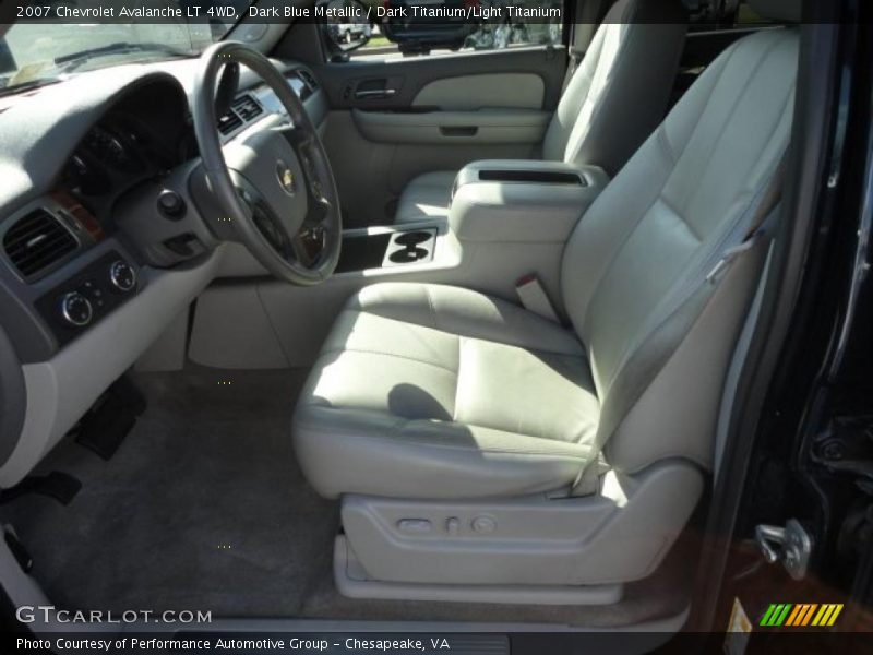 Dark Blue Metallic / Dark Titanium/Light Titanium 2007 Chevrolet Avalanche LT 4WD