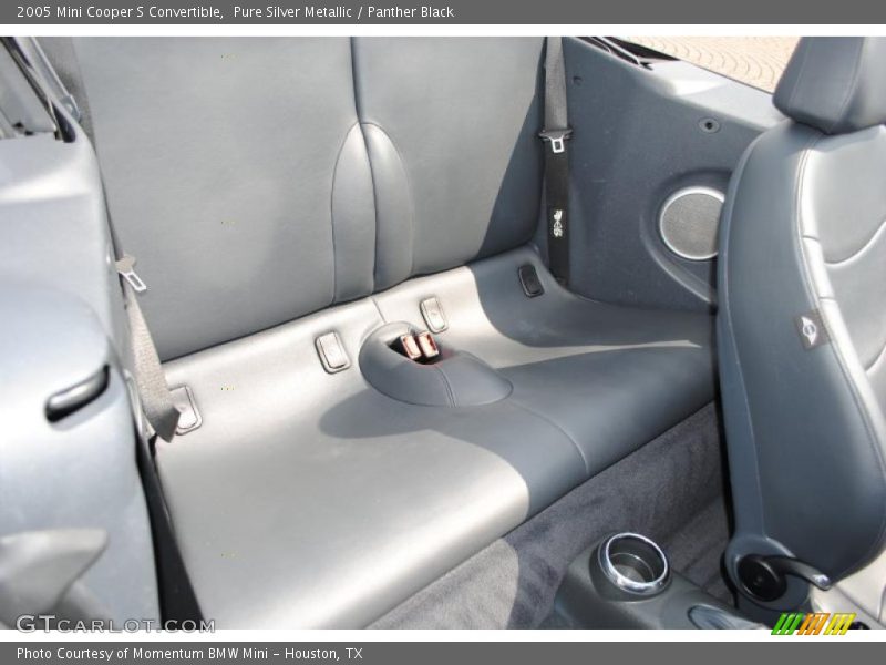 Pure Silver Metallic / Panther Black 2005 Mini Cooper S Convertible