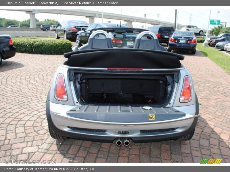 Pure Silver Metallic / Panther Black 2005 Mini Cooper S Convertible