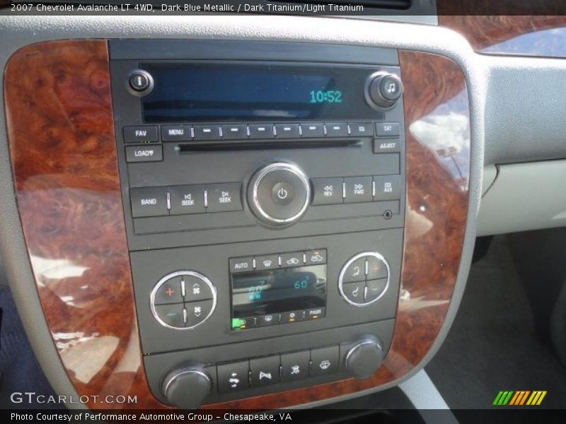 Dark Blue Metallic / Dark Titanium/Light Titanium 2007 Chevrolet Avalanche LT 4WD