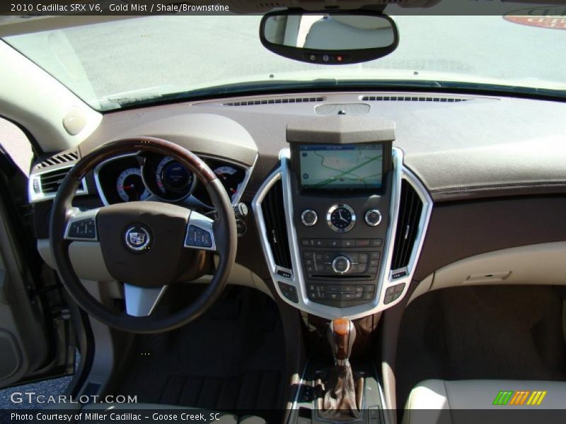 Gold Mist / Shale/Brownstone 2010 Cadillac SRX V6