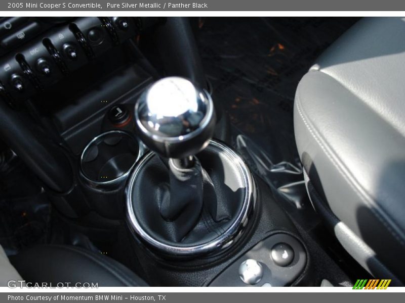 Pure Silver Metallic / Panther Black 2005 Mini Cooper S Convertible