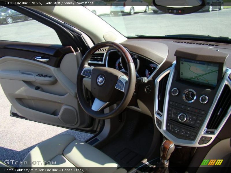 Gold Mist / Shale/Brownstone 2010 Cadillac SRX V6