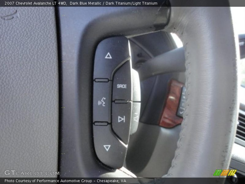 Dark Blue Metallic / Dark Titanium/Light Titanium 2007 Chevrolet Avalanche LT 4WD