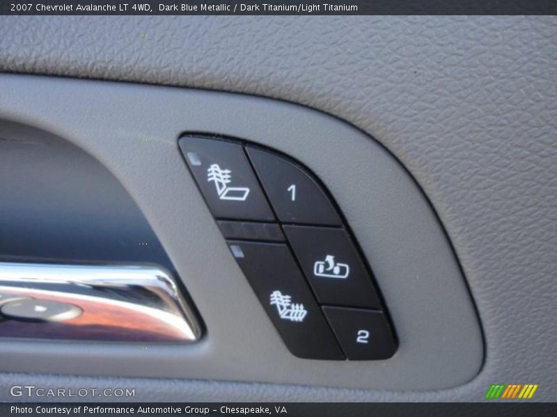 Dark Blue Metallic / Dark Titanium/Light Titanium 2007 Chevrolet Avalanche LT 4WD
