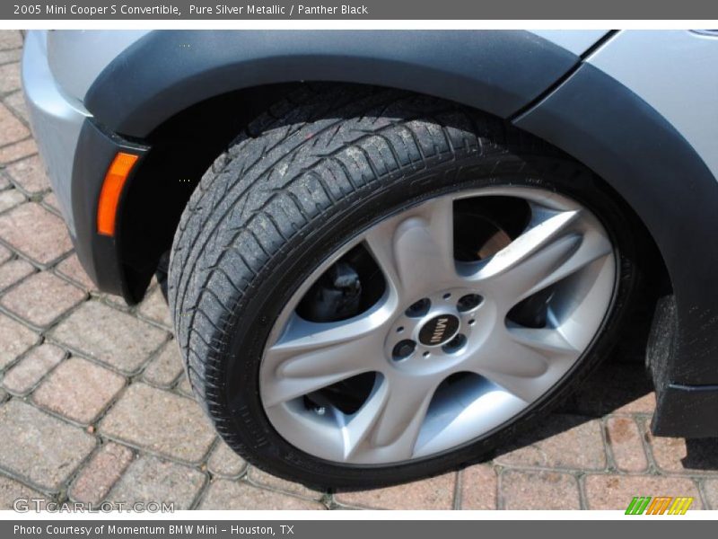 Pure Silver Metallic / Panther Black 2005 Mini Cooper S Convertible
