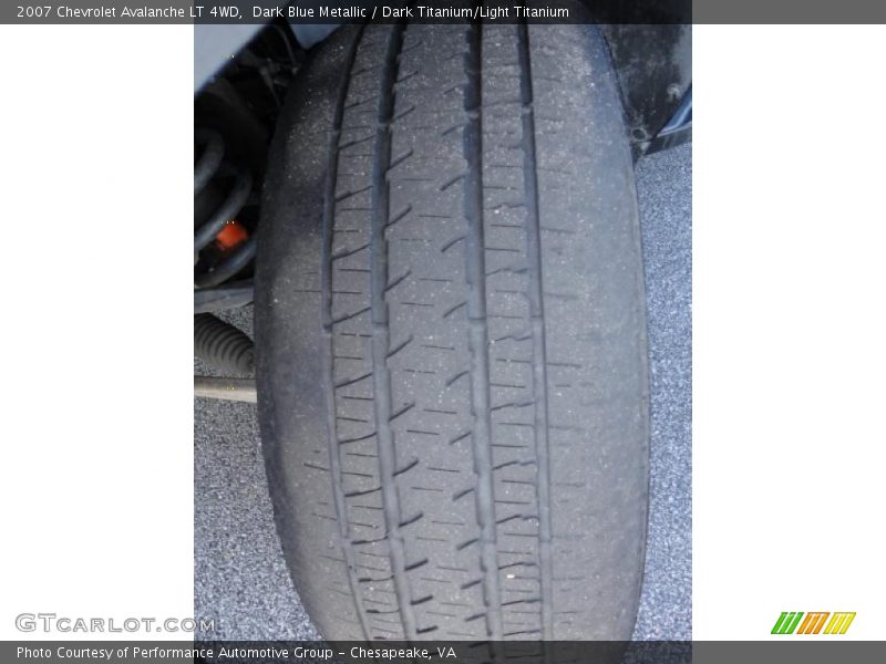 Dark Blue Metallic / Dark Titanium/Light Titanium 2007 Chevrolet Avalanche LT 4WD