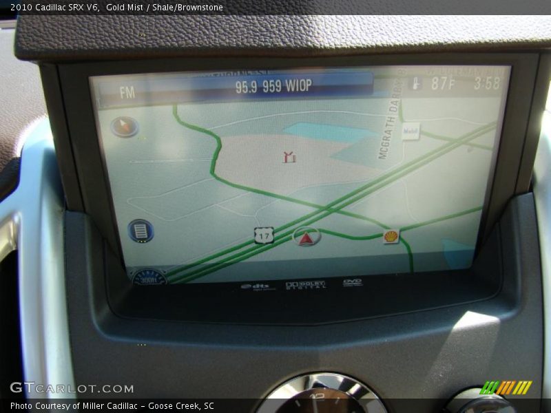 Gold Mist / Shale/Brownstone 2010 Cadillac SRX V6
