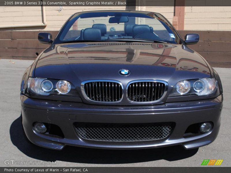 Sparkling Graphite Metallic / Black 2005 BMW 3 Series 330i Convertible