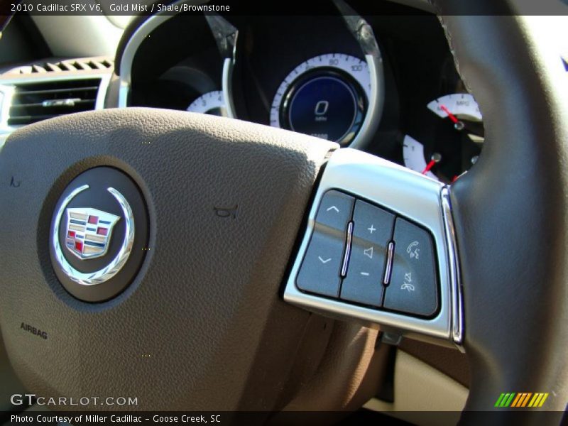 Gold Mist / Shale/Brownstone 2010 Cadillac SRX V6