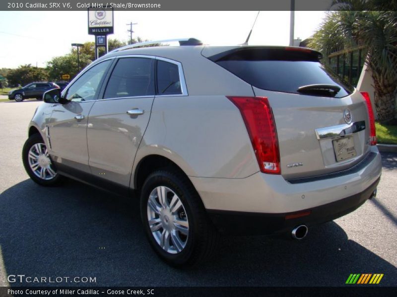 Gold Mist / Shale/Brownstone 2010 Cadillac SRX V6