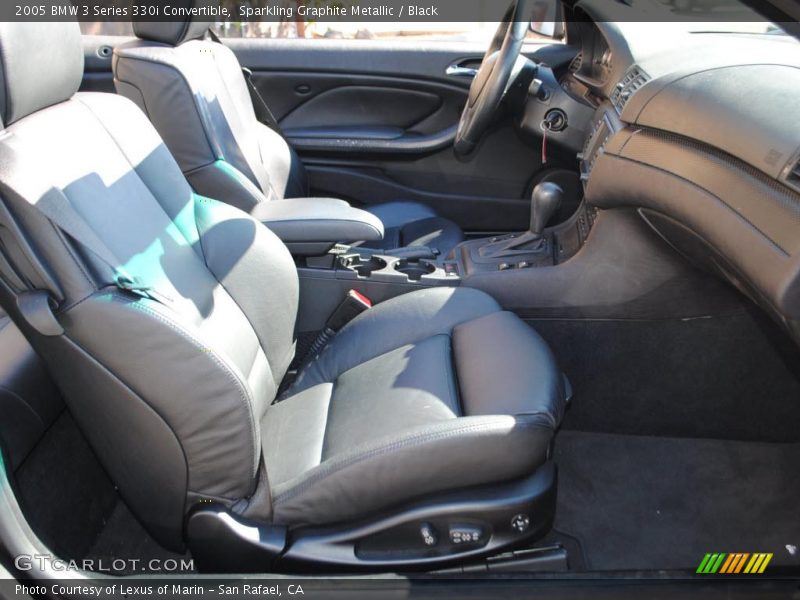 Sparkling Graphite Metallic / Black 2005 BMW 3 Series 330i Convertible