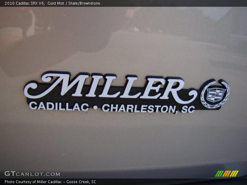Gold Mist / Shale/Brownstone 2010 Cadillac SRX V6