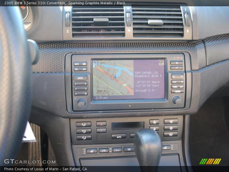 Sparkling Graphite Metallic / Black 2005 BMW 3 Series 330i Convertible