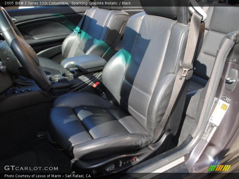 Sparkling Graphite Metallic / Black 2005 BMW 3 Series 330i Convertible