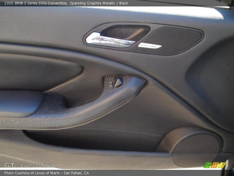Sparkling Graphite Metallic / Black 2005 BMW 3 Series 330i Convertible