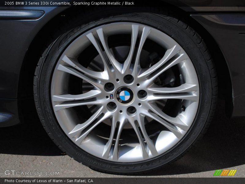 Sparkling Graphite Metallic / Black 2005 BMW 3 Series 330i Convertible
