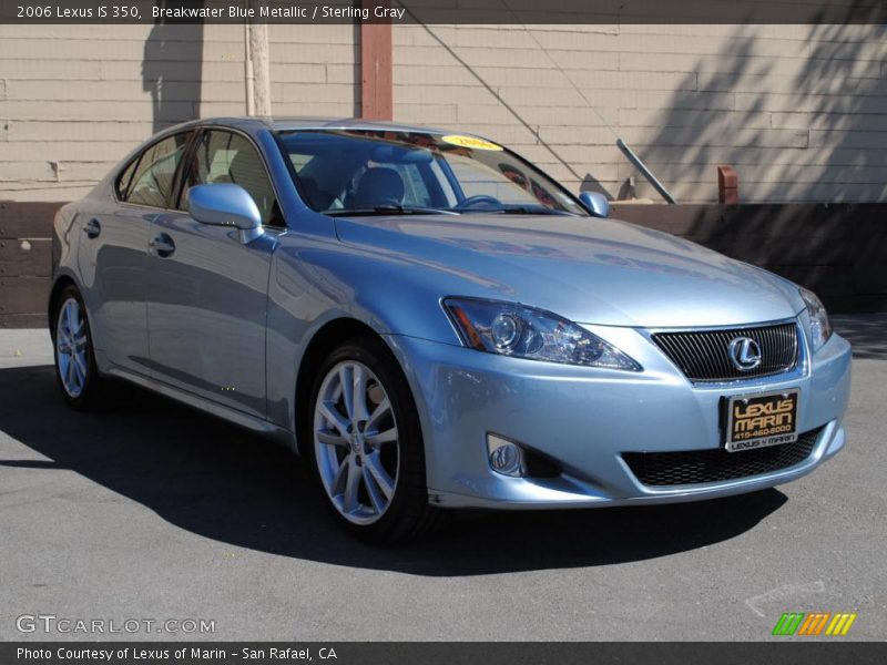 Breakwater Blue Metallic / Sterling Gray 2006 Lexus IS 350