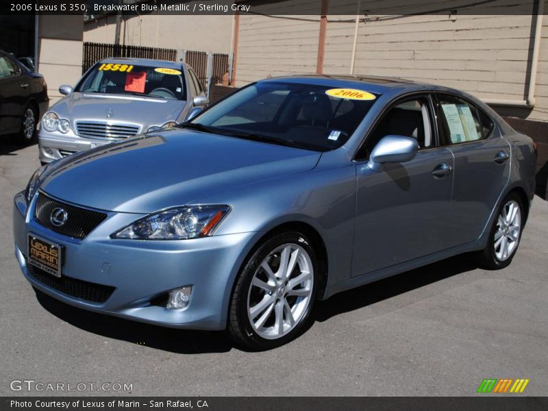 Breakwater Blue Metallic / Sterling Gray 2006 Lexus IS 350