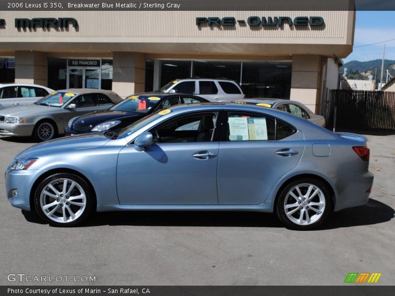 Breakwater Blue Metallic / Sterling Gray 2006 Lexus IS 350
